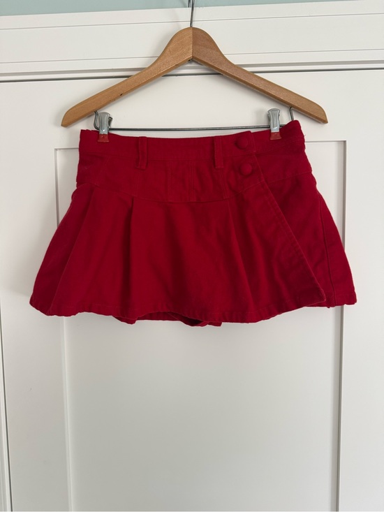 Free People Dresses & Skirts - Free People Micro Skort Red Salsa Women’s Size 4